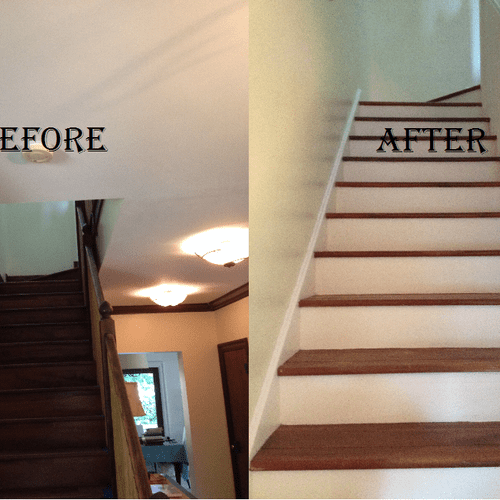 This is another before and after from the same job