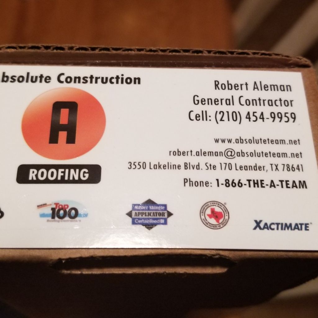 Absolute roofing/ Absolute construction