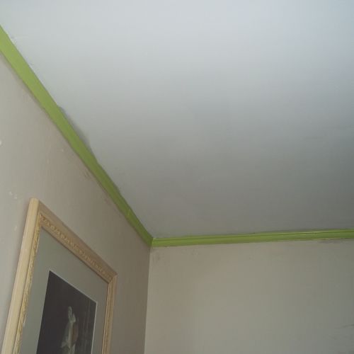 FLAT WHITE CEILING WITH A SMOOTH FINISH! ANTIQUE C