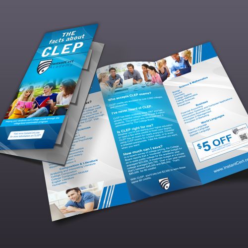 Trifold brochure design by 99MediaLab