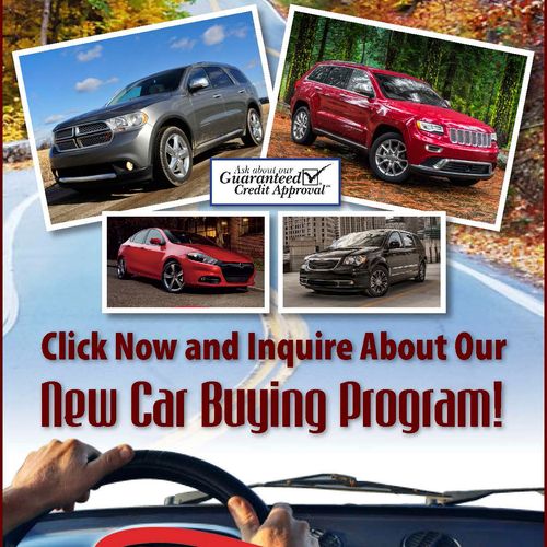 A web ad for the Nichols Dodge Auto dealer. Anothe