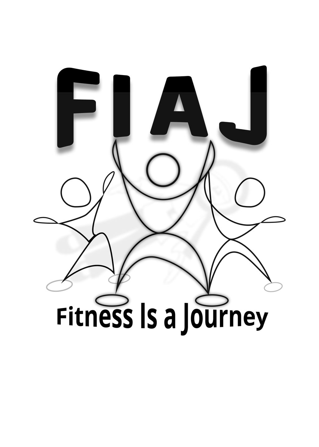 (Client Work) FIAJ -- Fitness is a Journey Logo