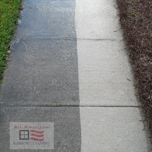 Sidewalk and driveway cleaning nc