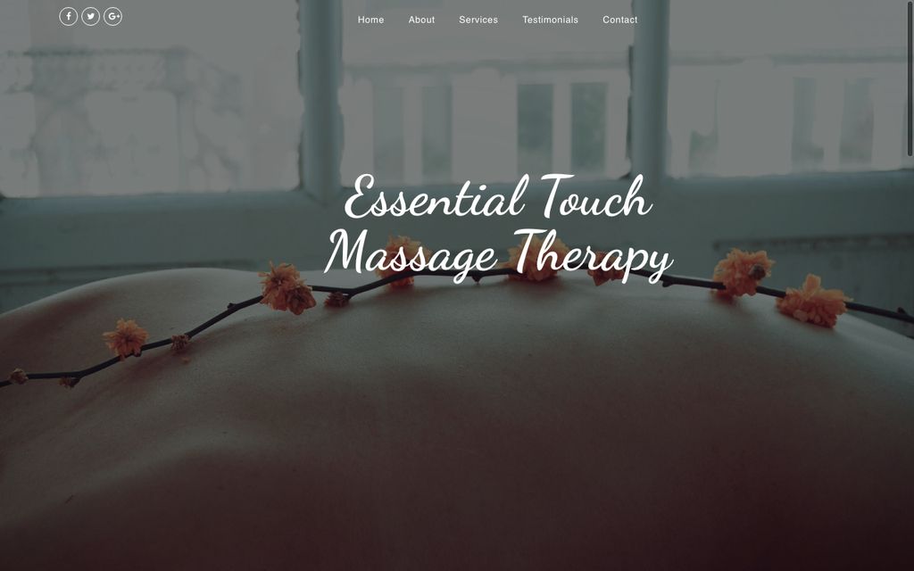 Essential Touch Massage Therapy

Homepage