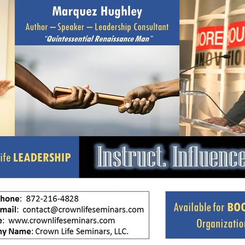 (1/3) Marquez Hughley - Speaker Brochure - Crown L