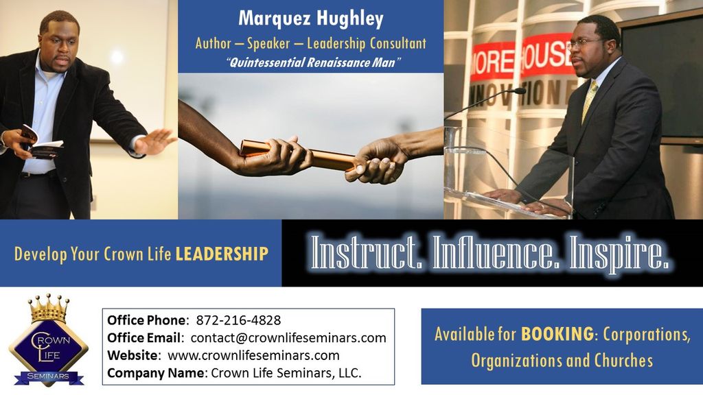 (1/3) Marquez Hughley - Speaker Brochure - Crown L
