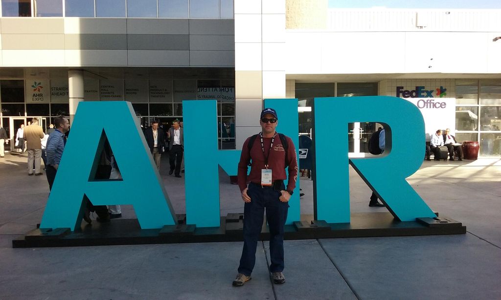 AT THE INTERNATIONAL AIR-CONDITIONING, HEATING, RE