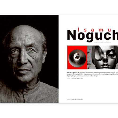 This editorial spread was executed using InDesign 
