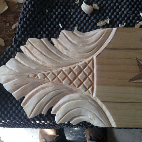 HAND CARVED WOOD