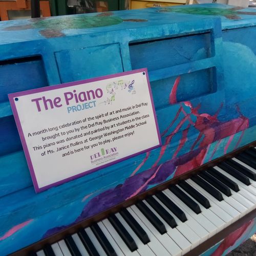 The Del Ray street piano sounded truly awful