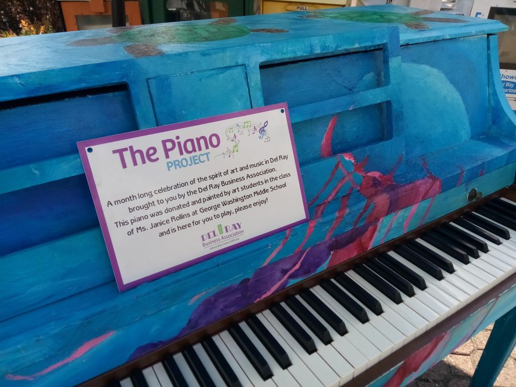 The Del Ray street piano sounded truly awful