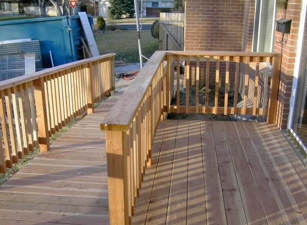 ADA ramp and porch