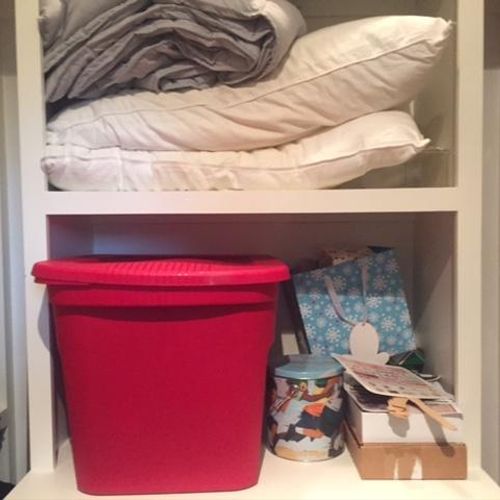 A disorganized closet left this homeowner with min