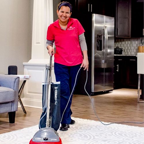 We clean the floors and carpets