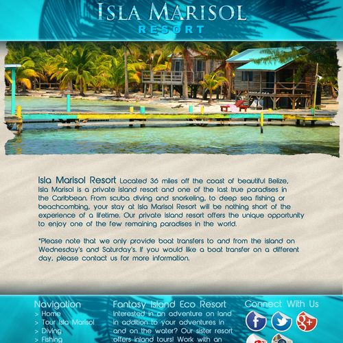 Isla Marisol Resort mock-up