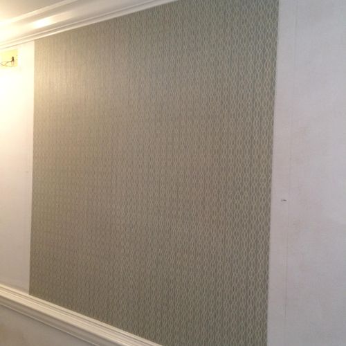 other work installing wall paper