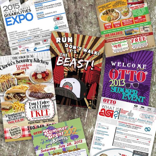 Graphic Design, Flyers, Mailers