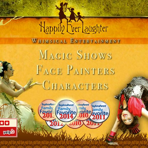 Happily Ever Laughter offers Whimsical Entertainme