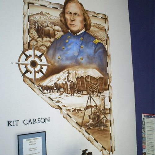 Mural, Douglas County Historical Society Museum