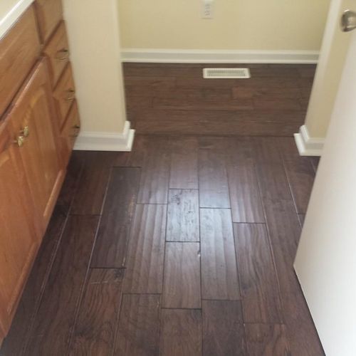 Custom hardwood flooring
