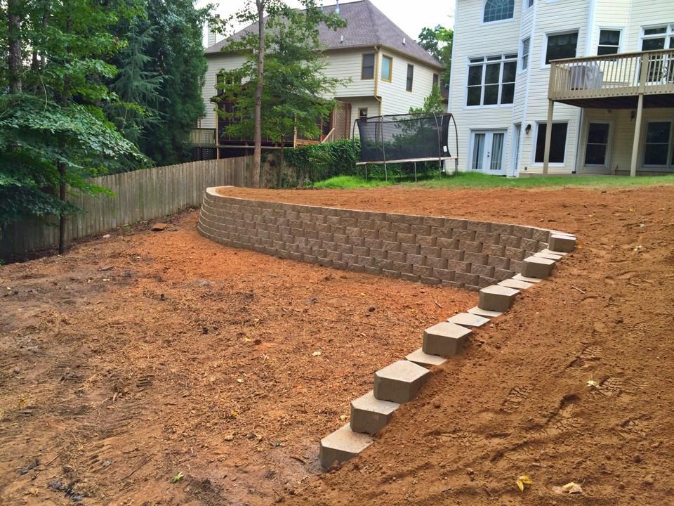 Stone Retaining wall