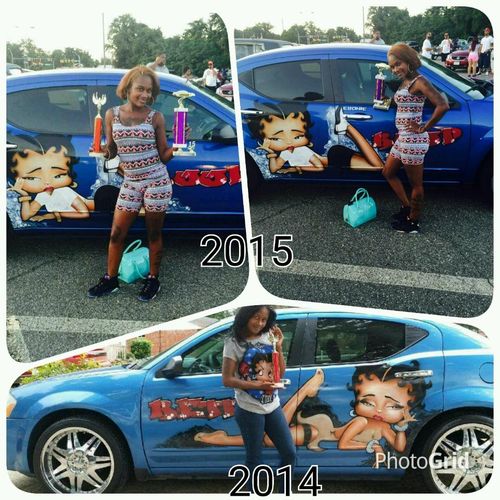 Betty Boop artwork has won two car shows