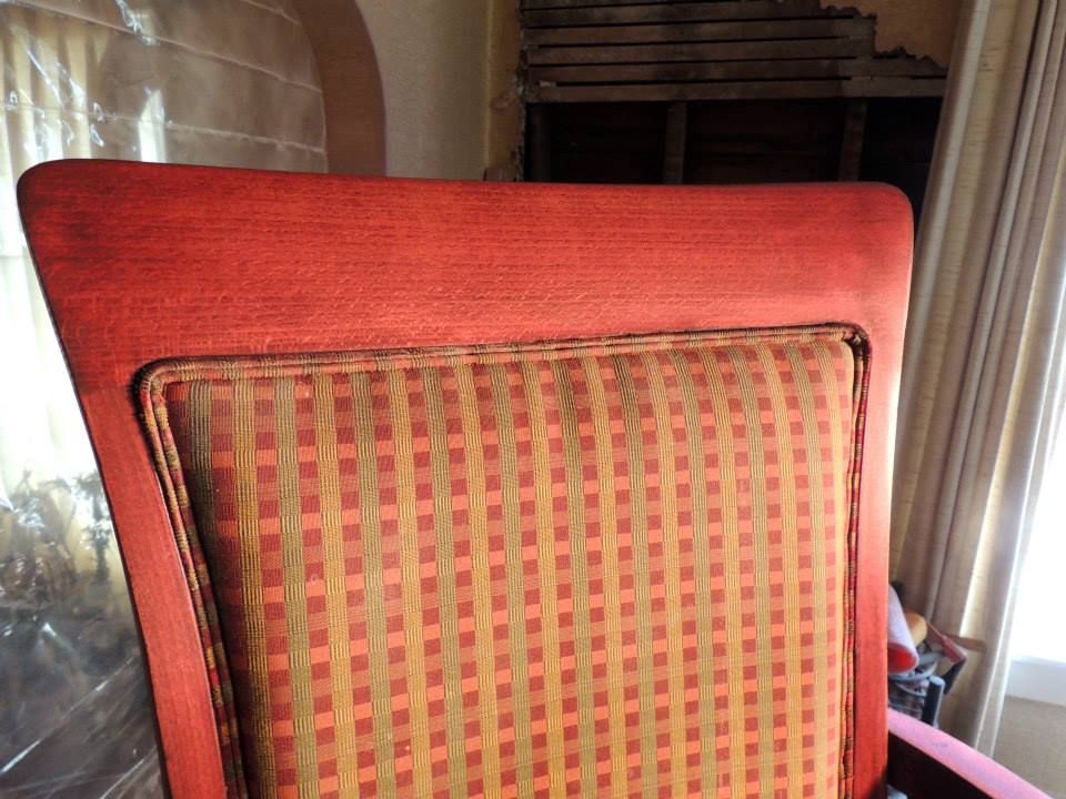 The second group of dining room chairs I refinishe
