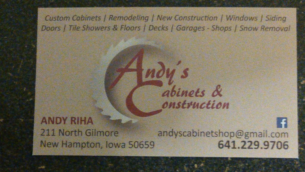 Andy's Cabinets and Construction