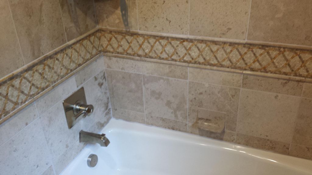 Full Bath remodel, All stone floor to ceiling, Flo
