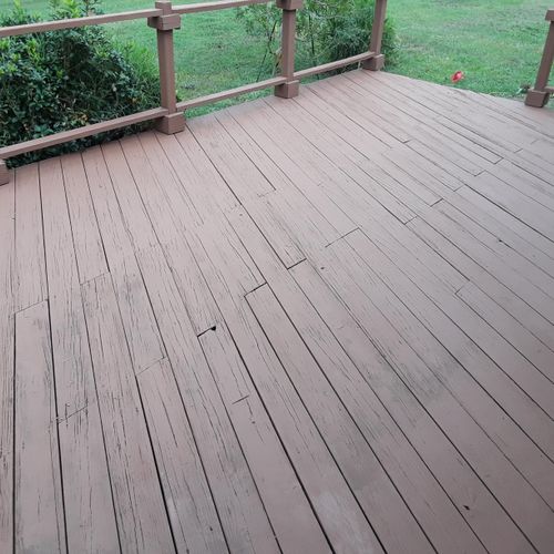 Deck after Refinishing
