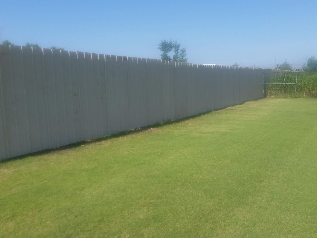 Metal fencing for a business for extreme privacy.