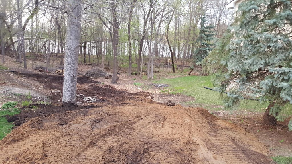 Here is a before picture of a grading job we did i