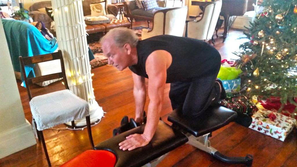 In-home muscle building workout