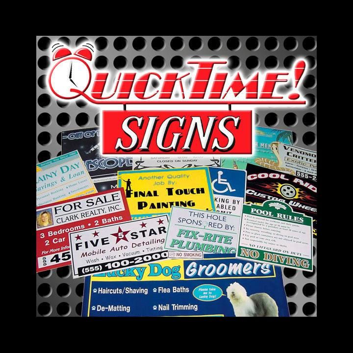 QuickTime! Signs