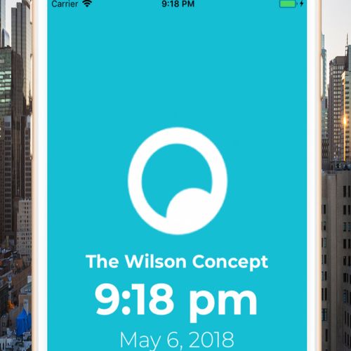 The Wilson Concept Clock Utility App