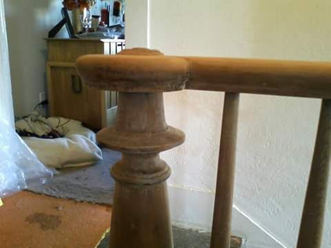 Stripped 50yrs of old paint.