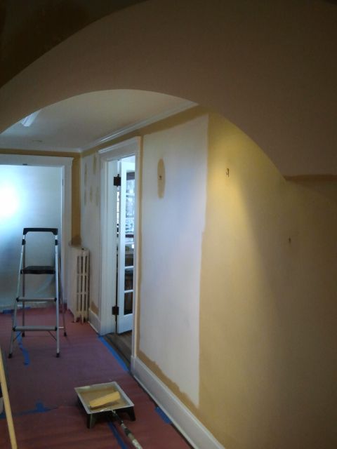 floors, windows and doors sealed and prepared for 