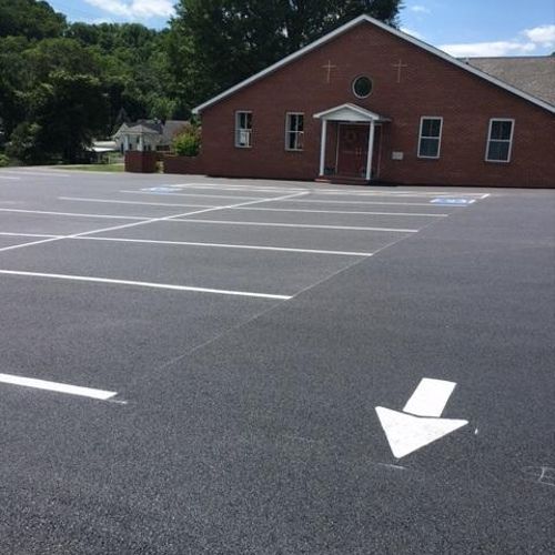 Paving for a local church