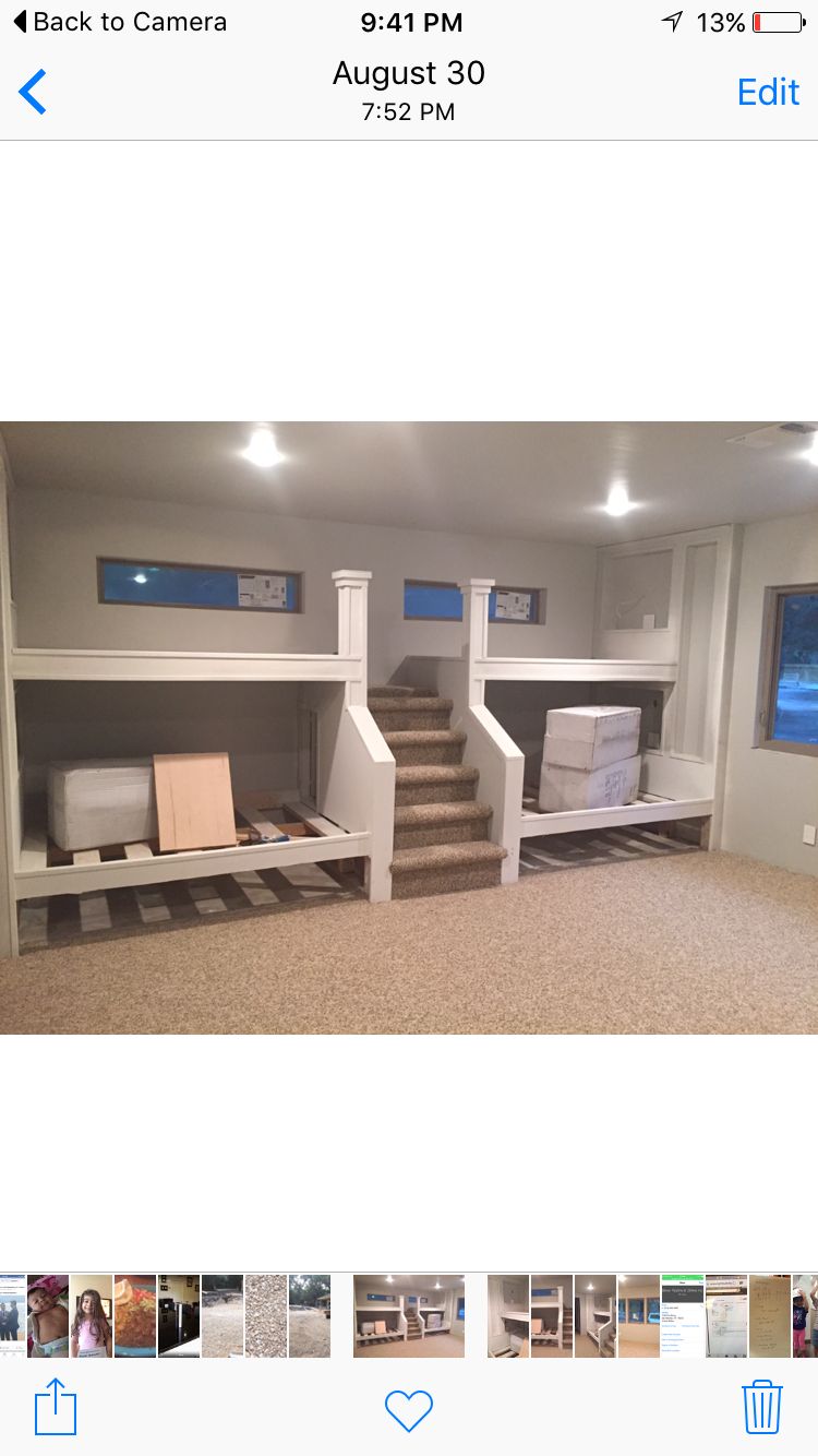 quad bunk beds executed in 5 days