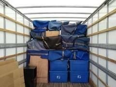 how furniture is properly loaded into a truck. 