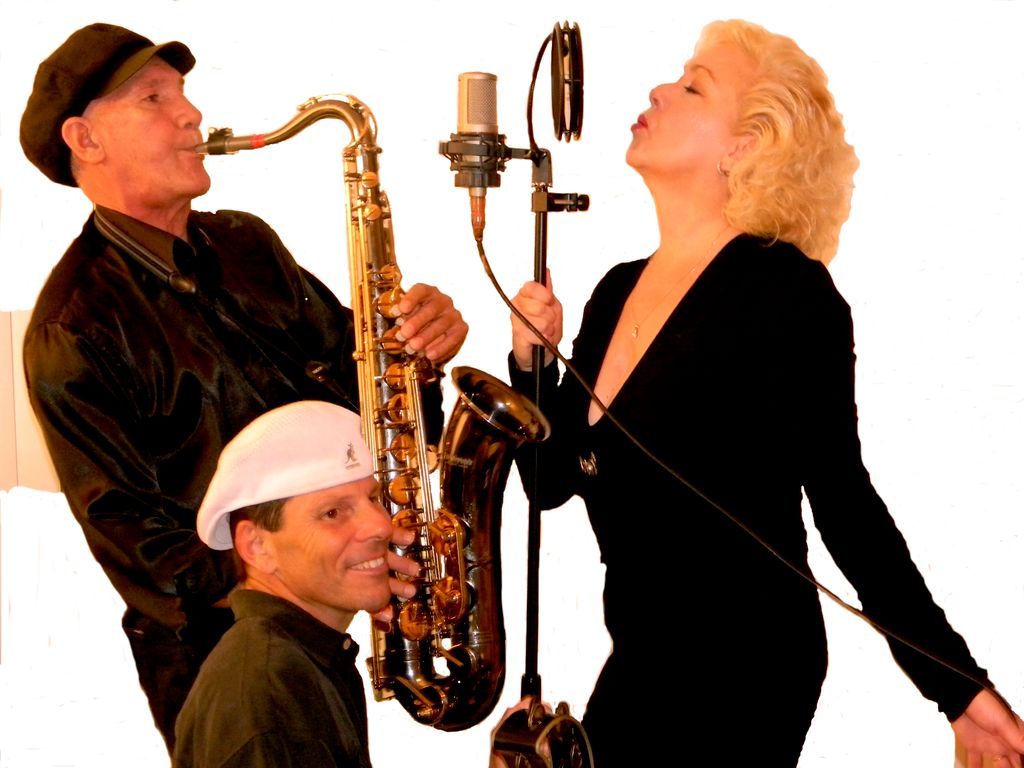 Photo for my CD cover. With our sax player and con