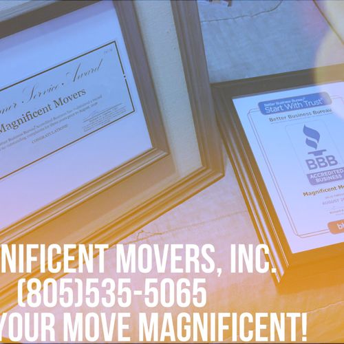Magnificent Movers Inc. recognized for 3 years+ of