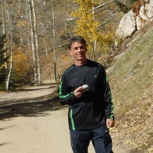 Me at the Aspen Vista Trail in Santa Fe