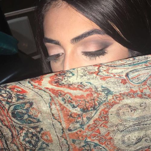 Smoked out eyeshadow shadow