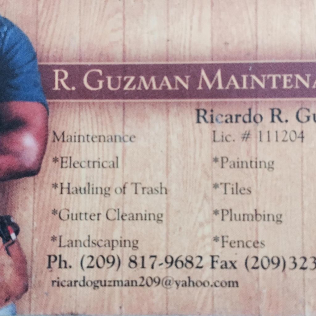 R Guzman Maintenance