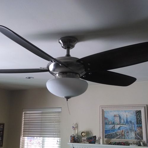 ceiling fan install