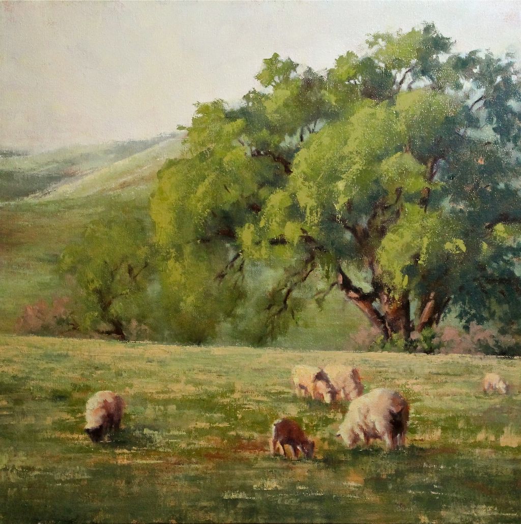 'Nature's Lawnmowers"
20x20, Oil on Canvas