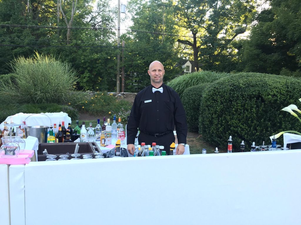 Outdoor  party for 190 guests 