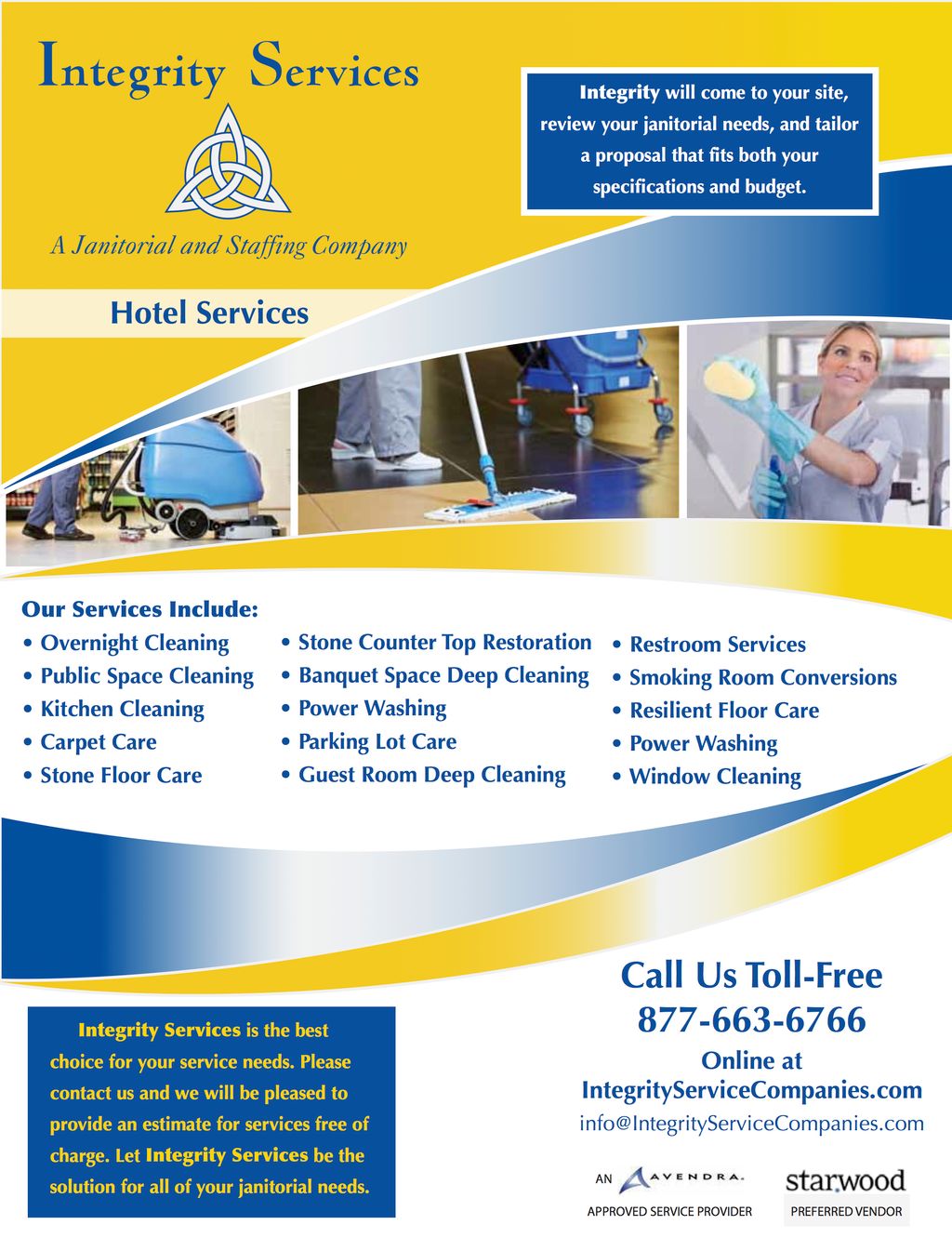 Janitorial Hotel Flyer