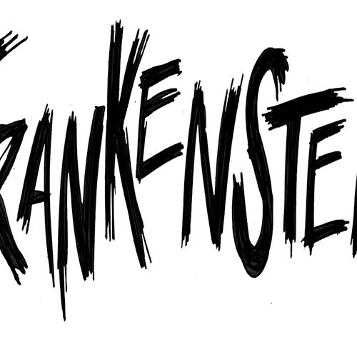 Hand lettering for Frankenstein